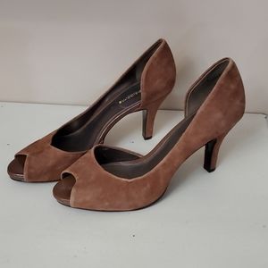 SO STYLISH Liz Claiborne cognac outside sz 7.5m